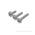 Stainless steel screw with collar